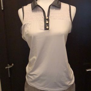 Tehama women’s sleeveless golf polo